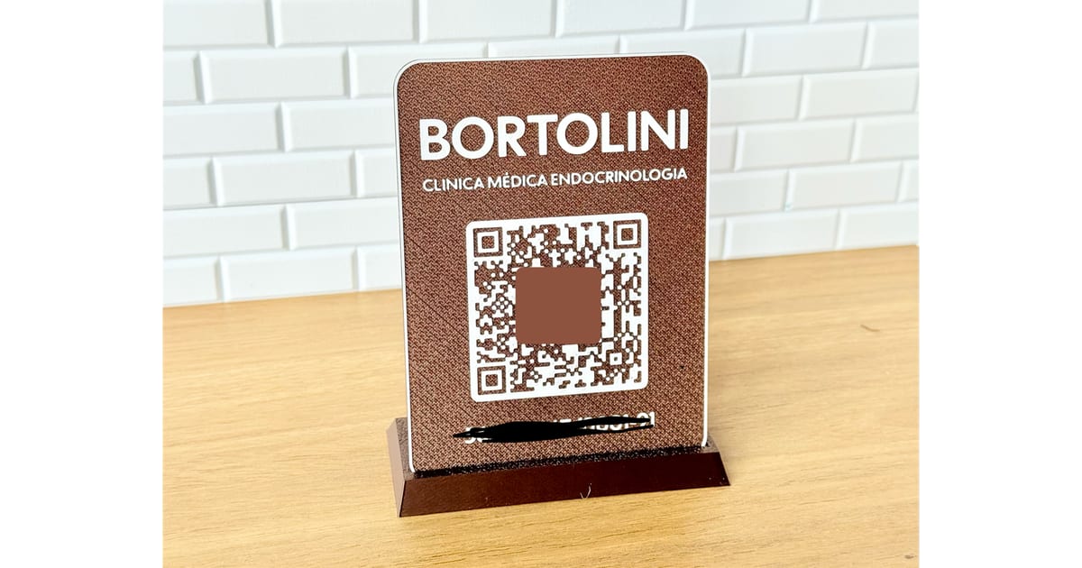 Text PIX Plaque