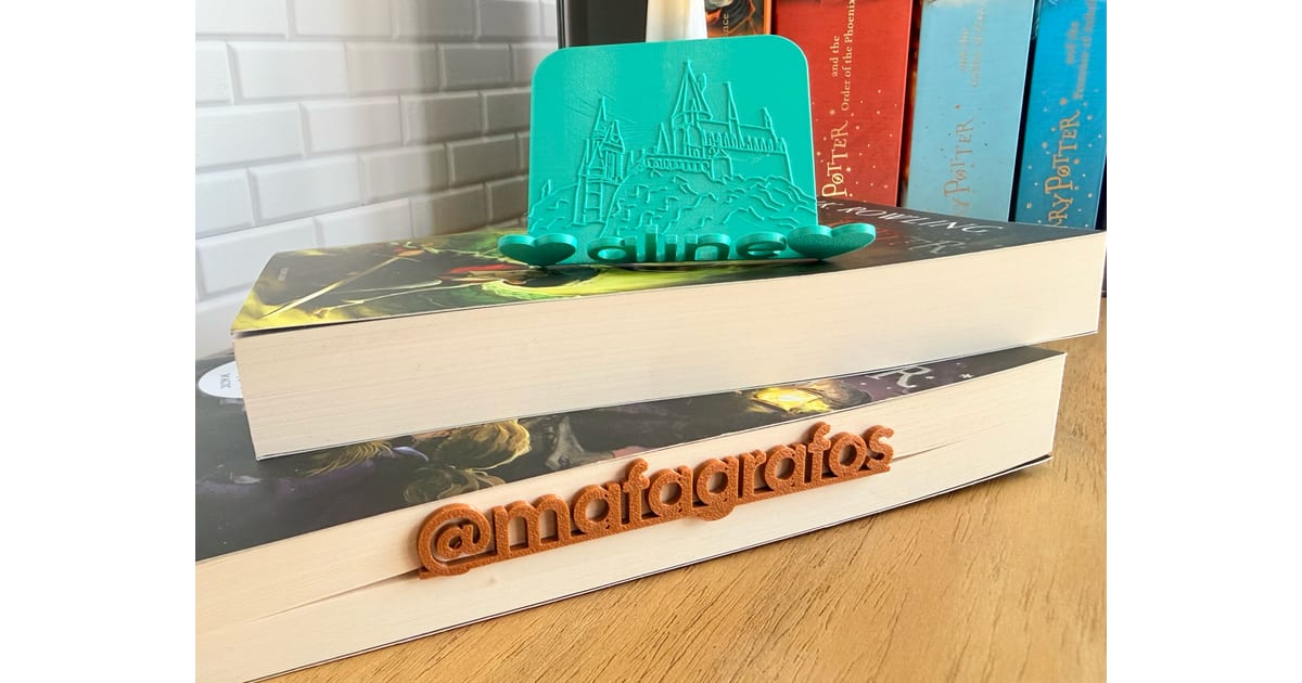 Marcapáginas con Nombre e Imagen