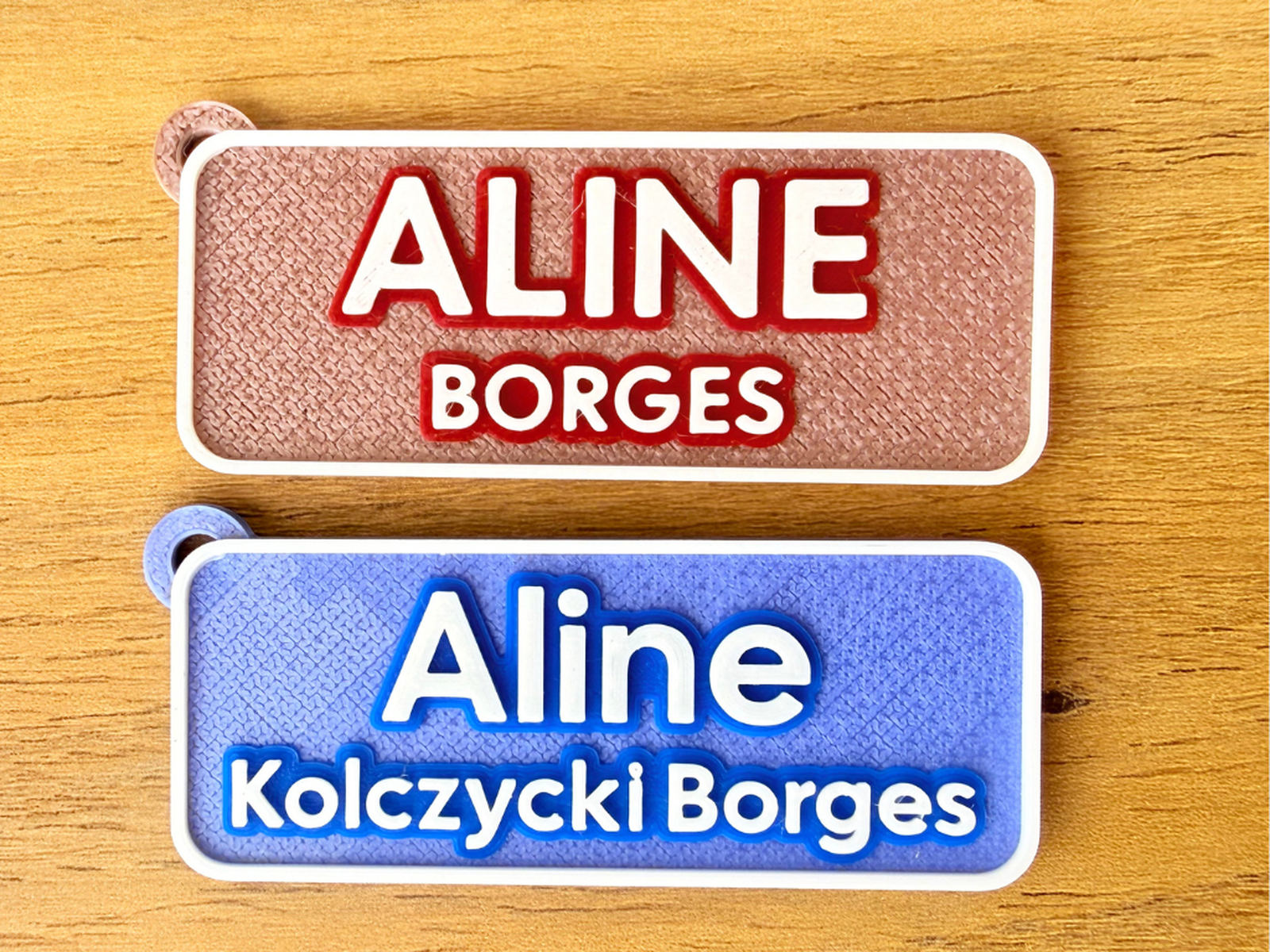 Full Name Keychain