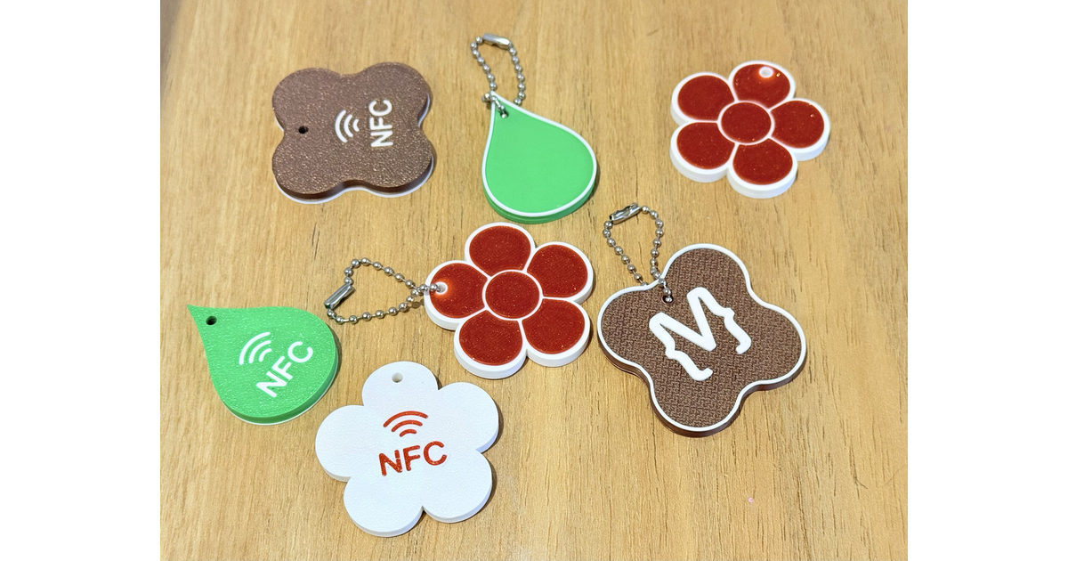 Llavero NFC con Forma Personalizada