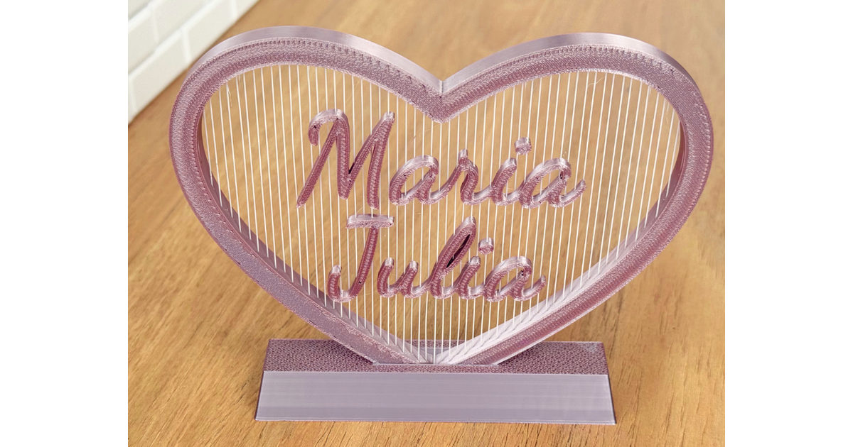 String Art - Corazón Flotante