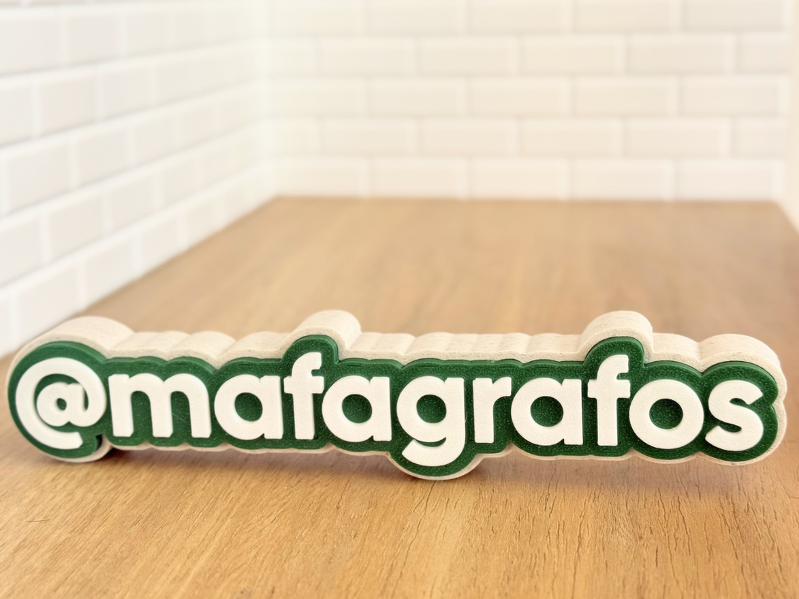 Social Handle Sign - 3 Colors