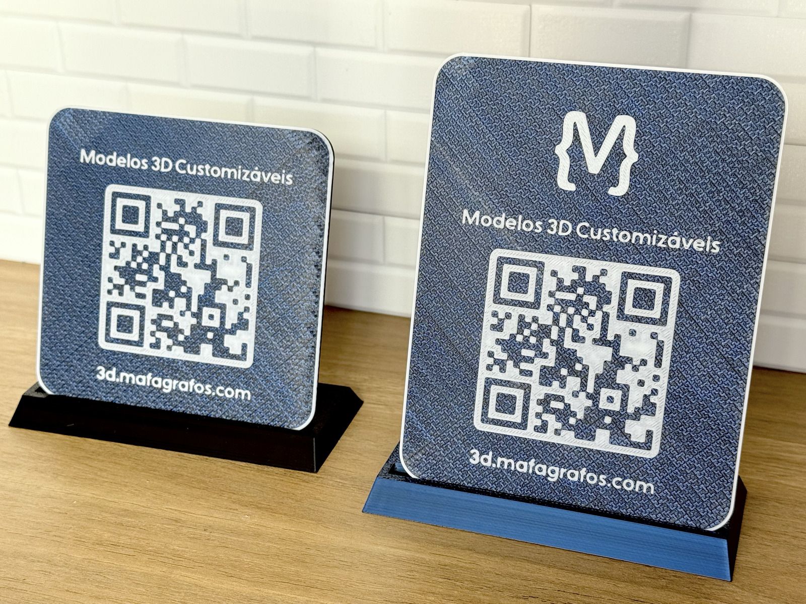 Logo QRCode Plaque