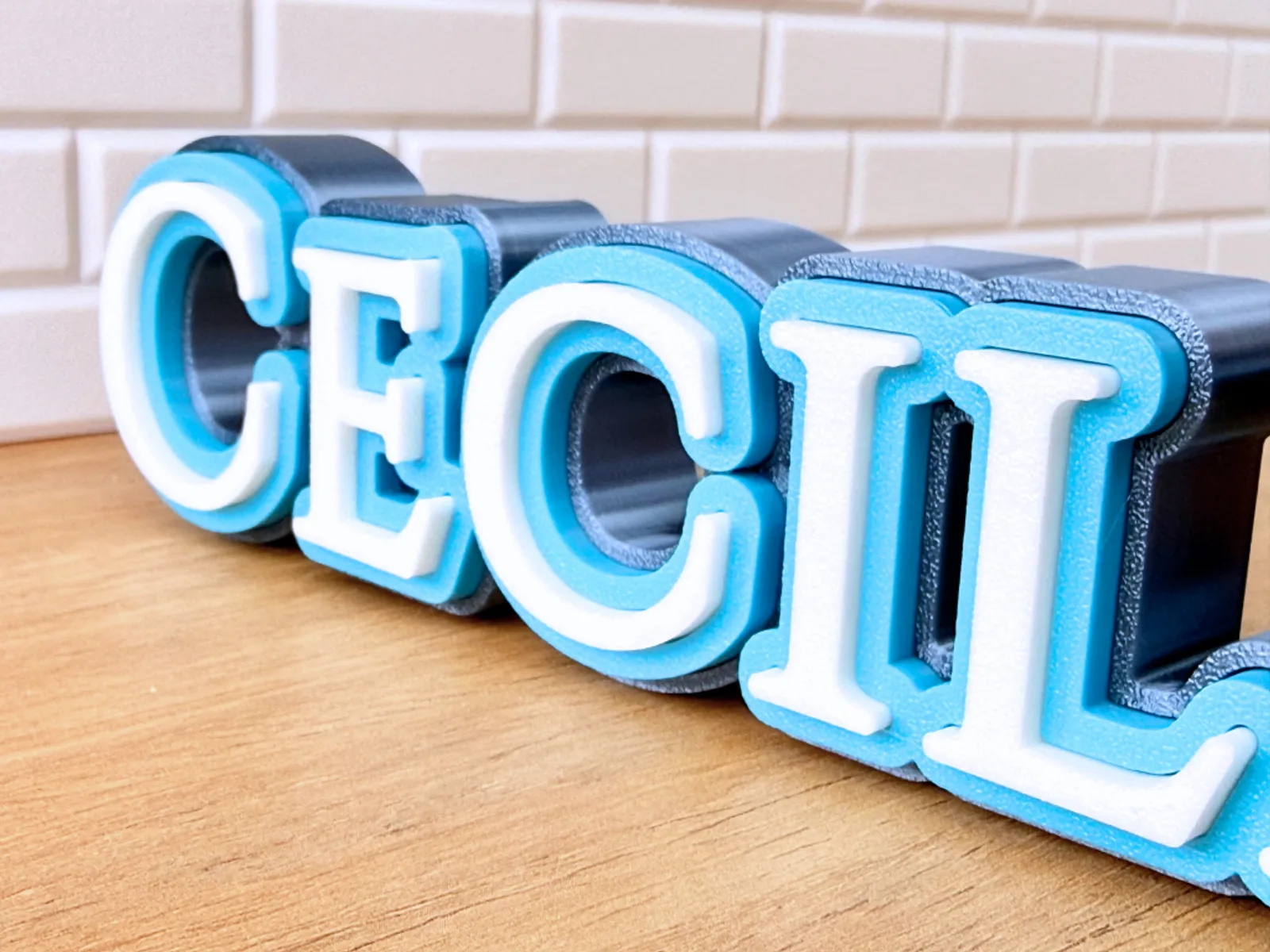 Letreiro de Palavra - 3 Camadas — foto 3