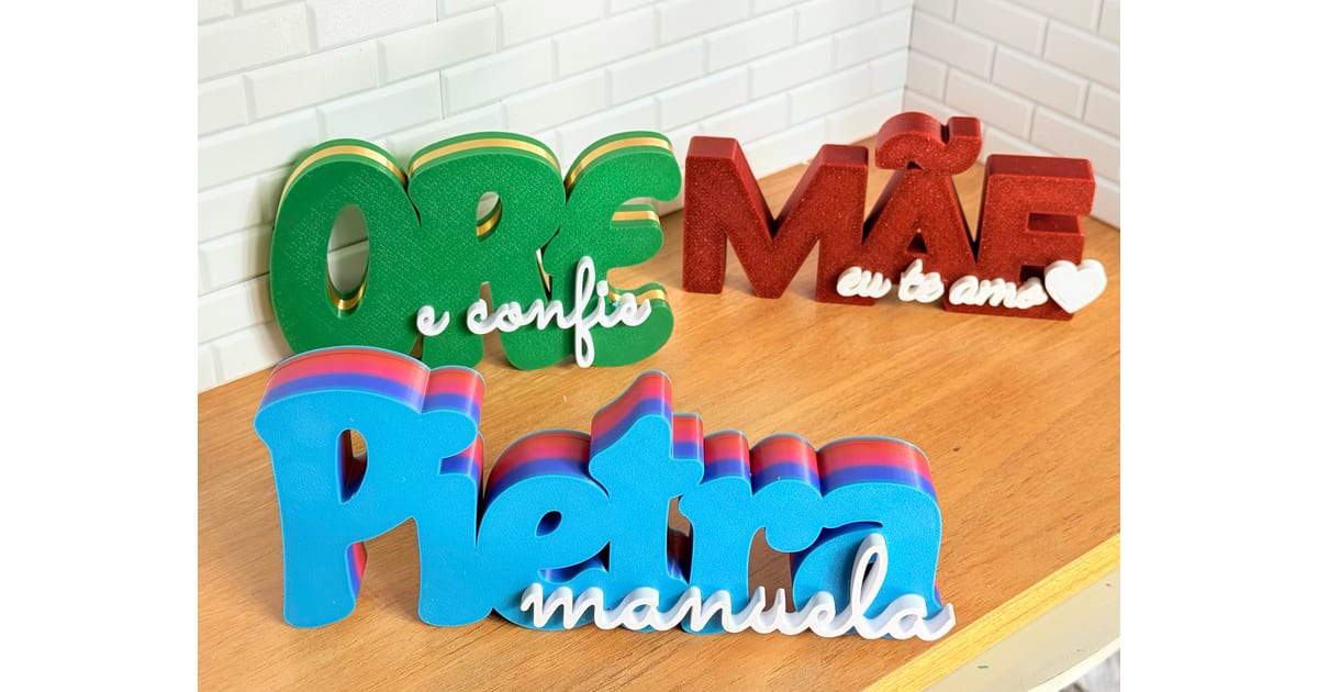 Letrero con Superposición de Palabras