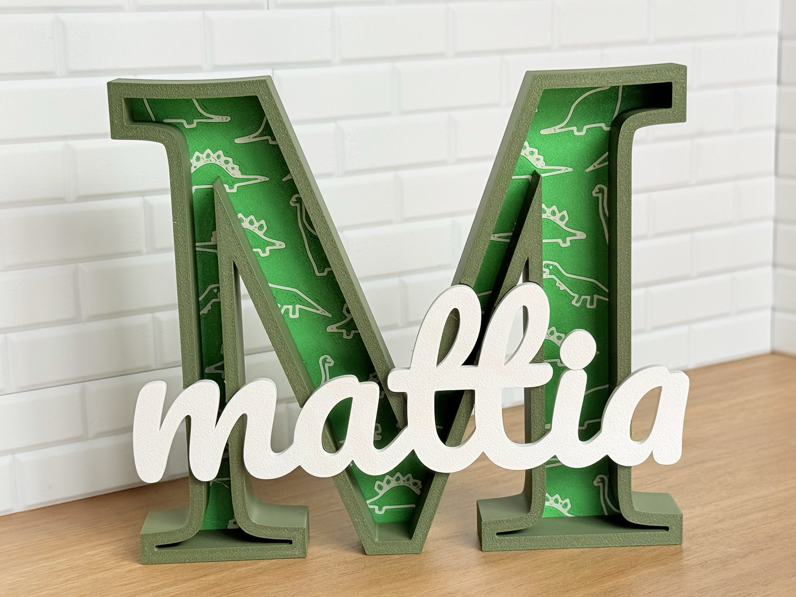 Big Letter - Dinosaur Background