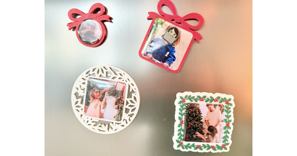 Christmas Botton Fridge Magnet