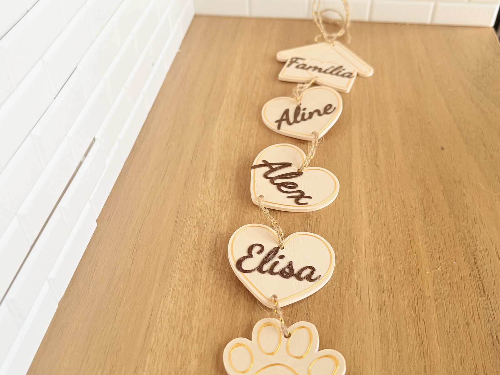 Colgante de Nombres Familiares