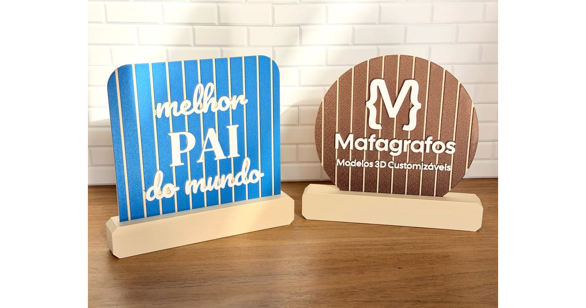 Placa de Rayas con Base