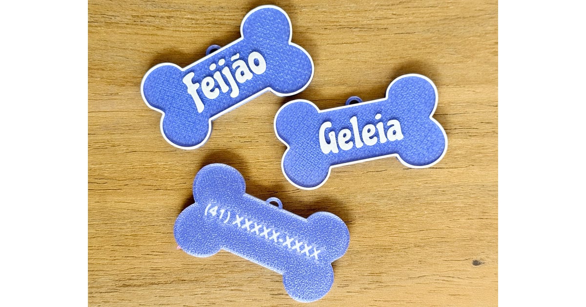 Bone Pet Tag