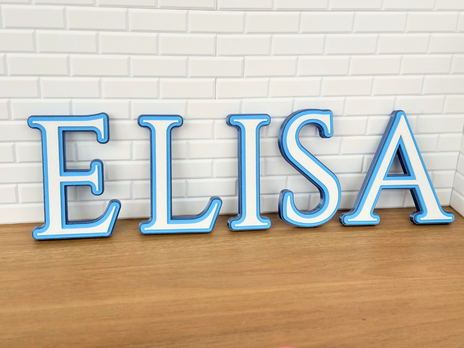 Separate Letters Sign - 3 Colors
