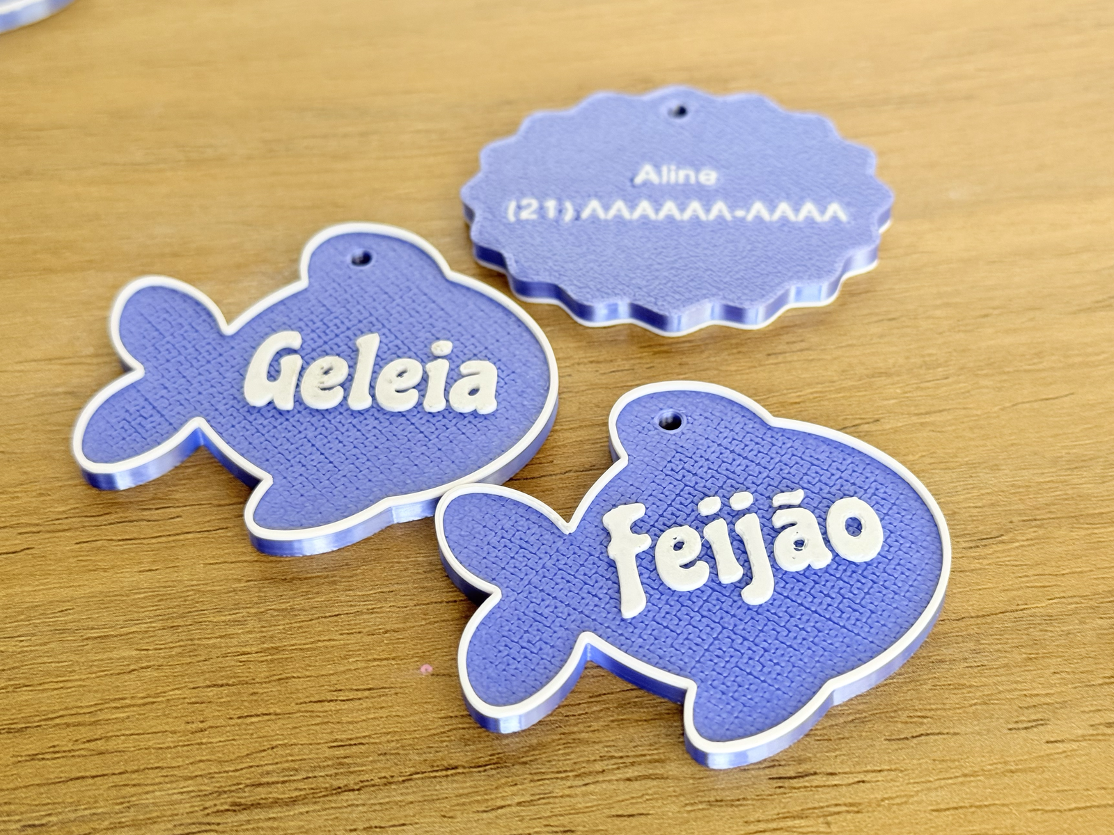 Placa de Mascota Pez