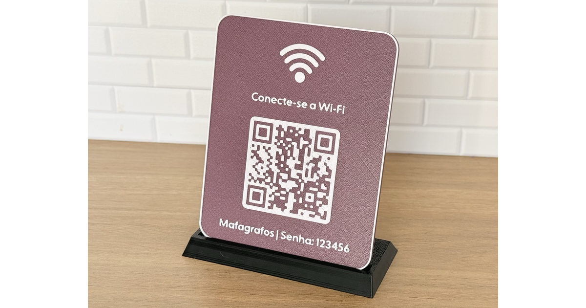 Placa de QRCode WiFi