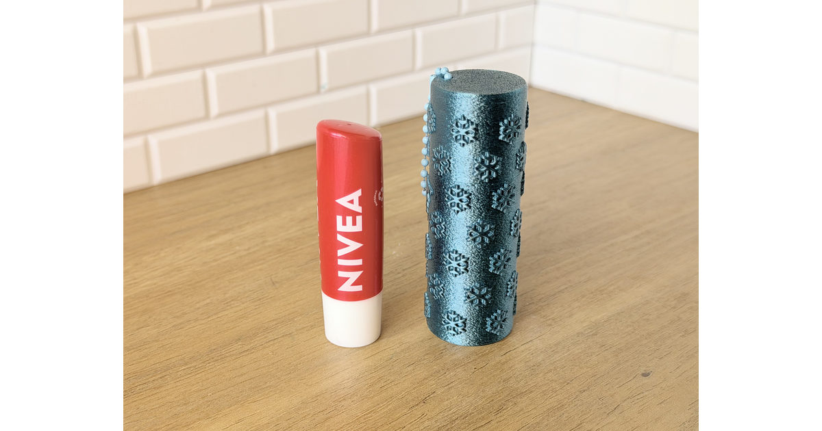Snowflake Lipstick Case