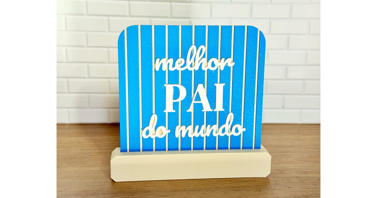 Fathers Day Stripes Plaque