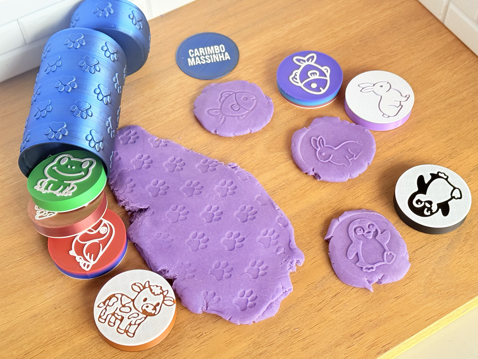 Play-Doh Stamps