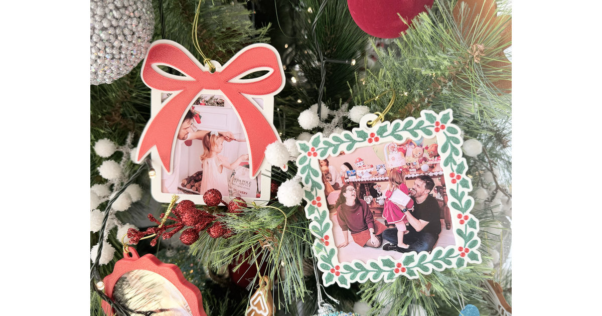 Adornos Navideños Cuadrados con Foto